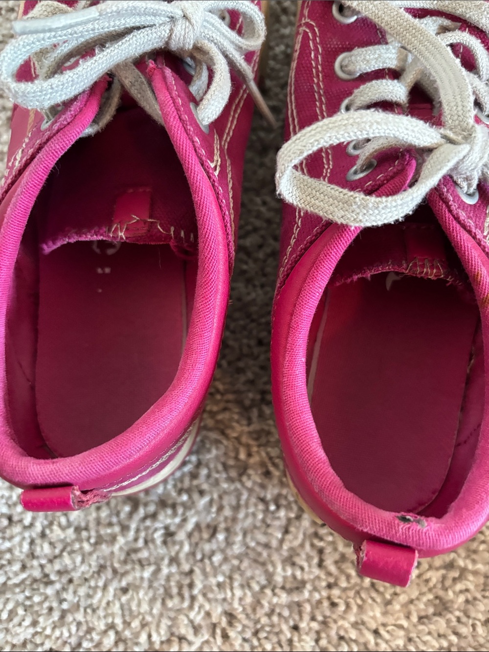 Merrell Raspberry Canvas Low-Top Sneakers - Picture 4 of 7